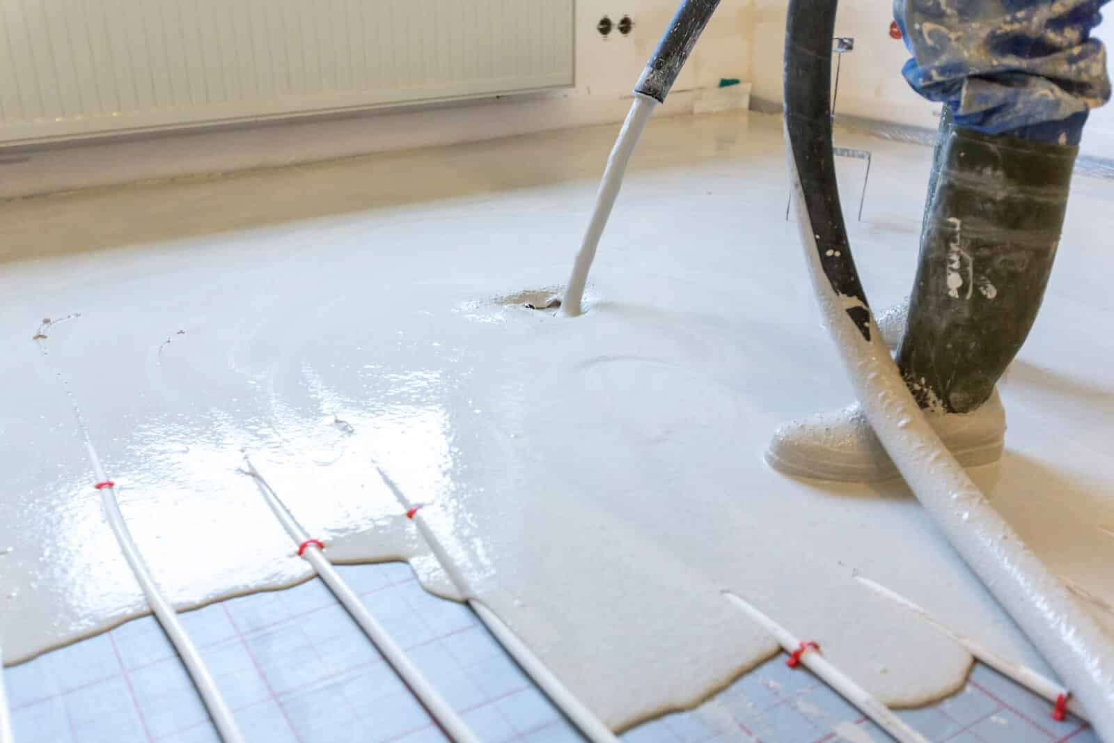 Anhydrietvloer van Bull Schuimbeton