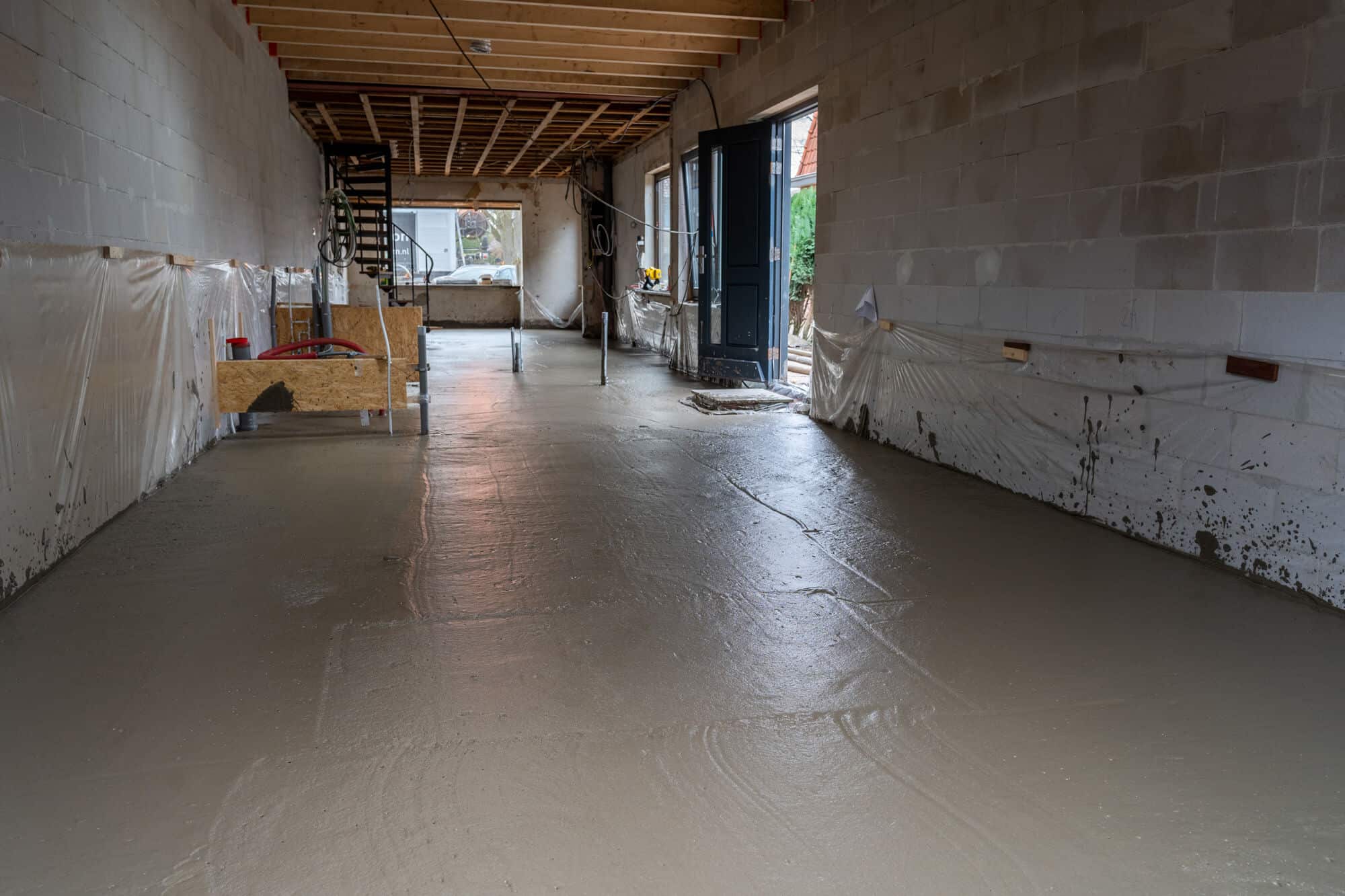 Schuimbeton in woning