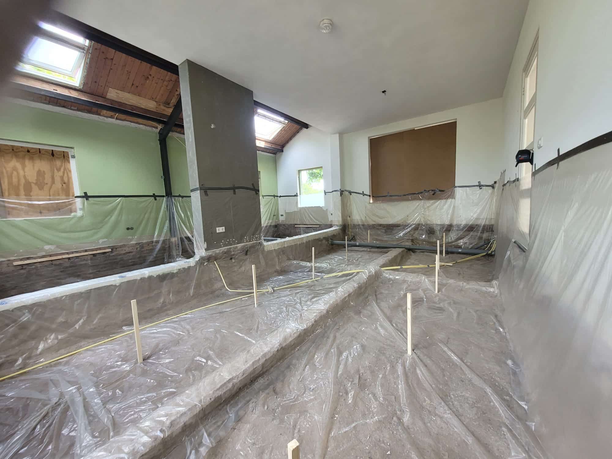 Project Wageningen, schuimbeton met woonbeton
