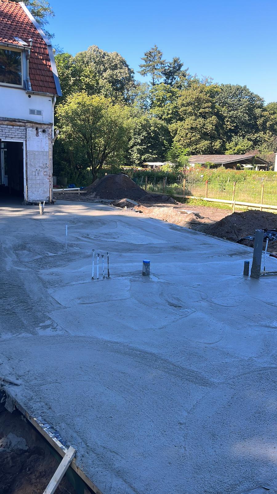 Schuimbeton storten in Zeist