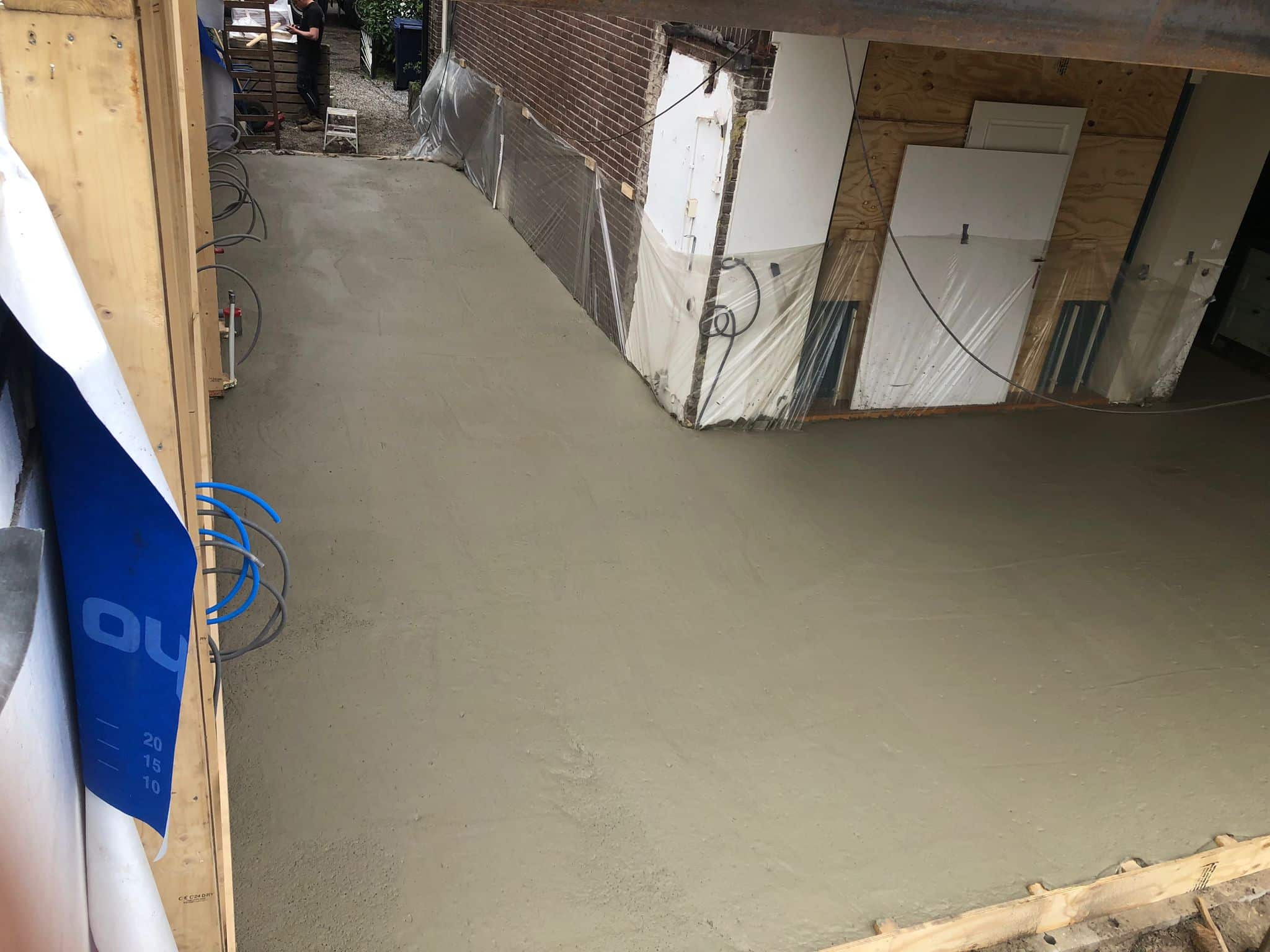 Schuimbeton buiten gestort | Bull Schuimbeton