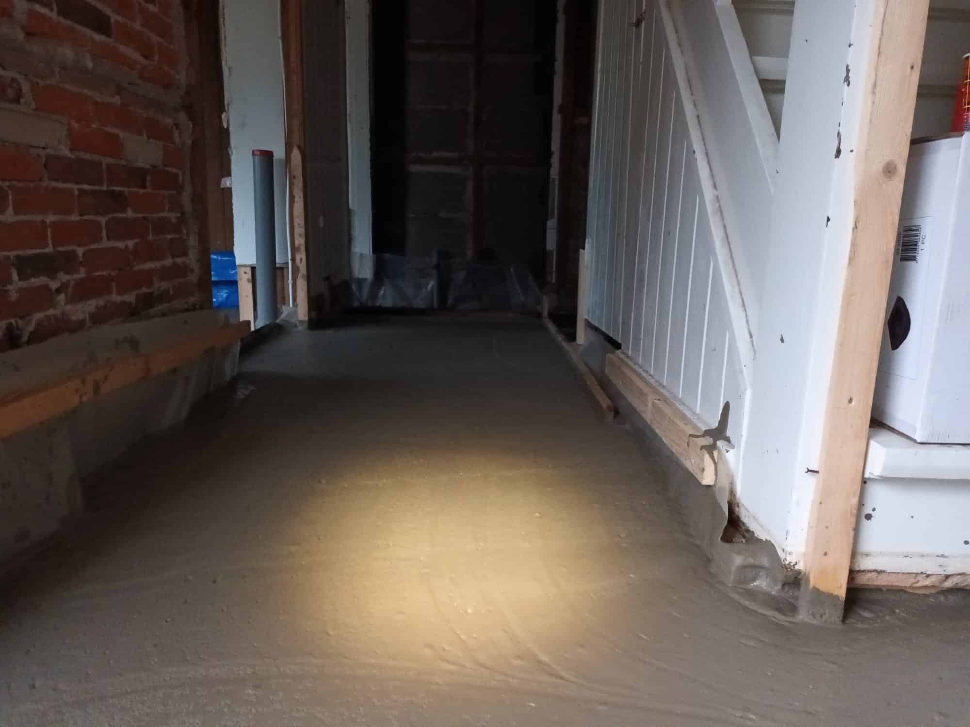 Project schuimbeton bij woning op de Veluwe