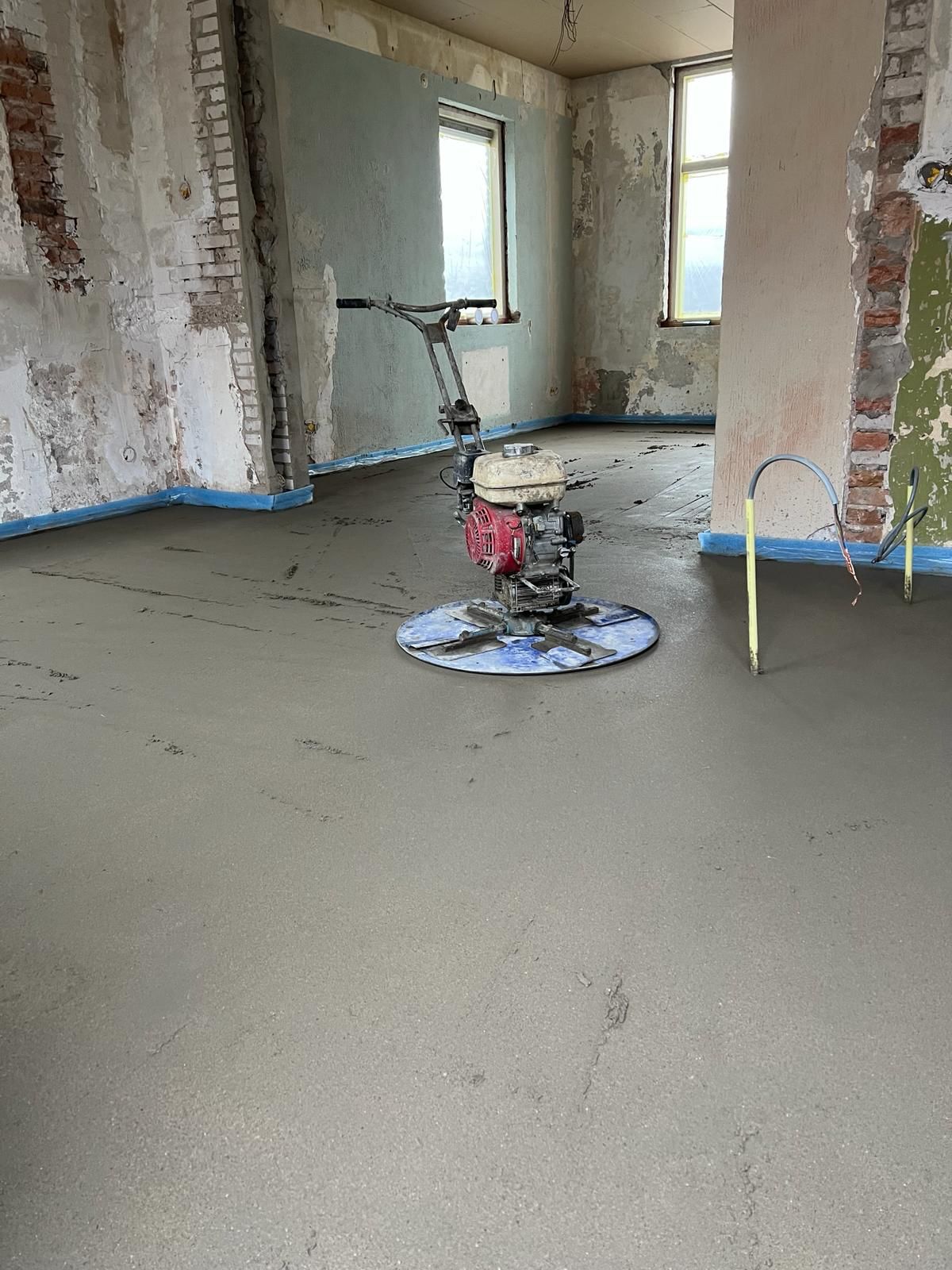 Zandcement dekvloer