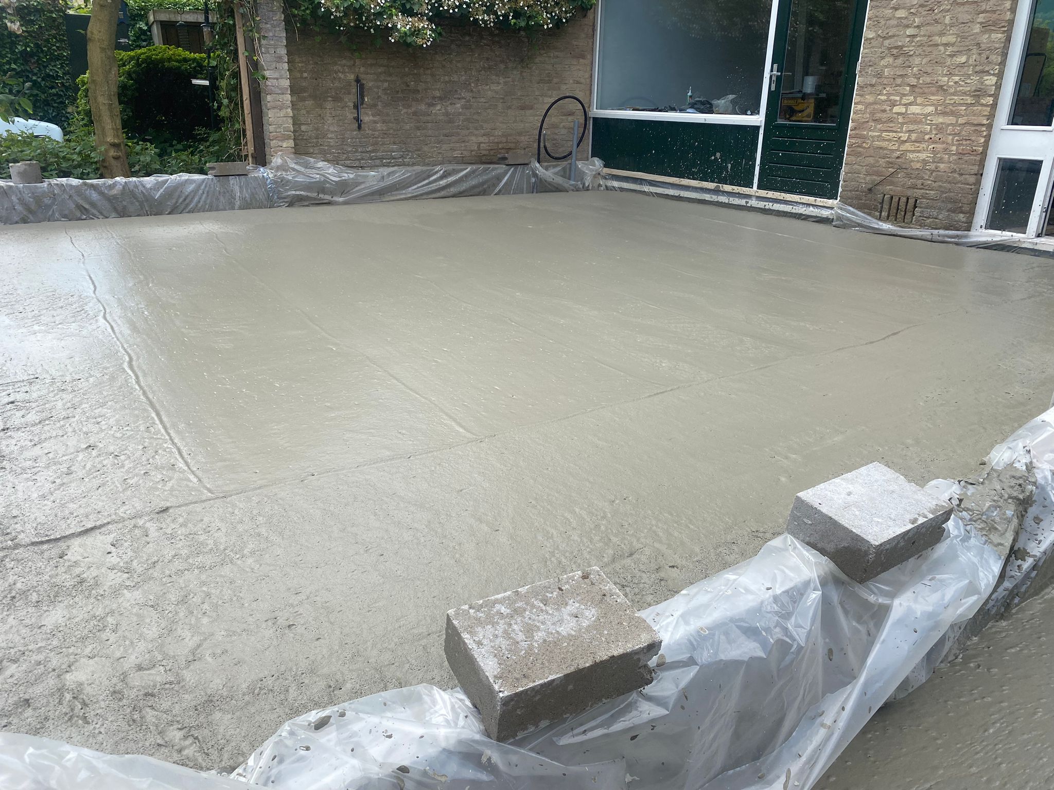Gestort schuimbeton bij project op de Utrechtse Heuvelrug