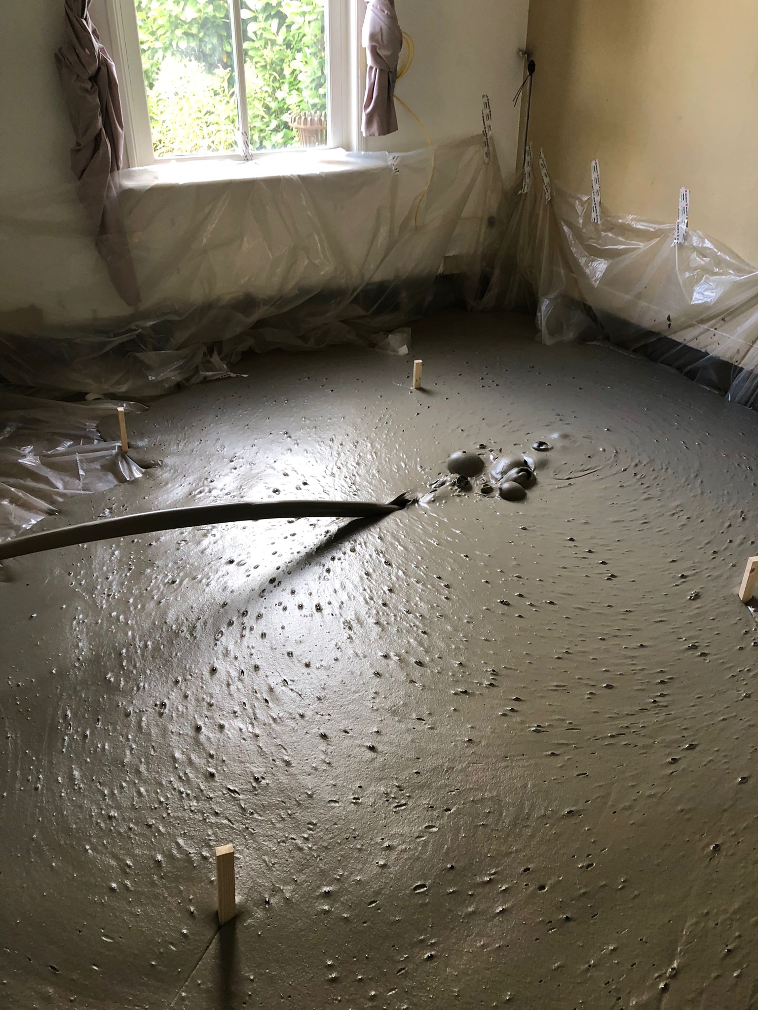 Project schuimbeton bij woning in de Achterhoek