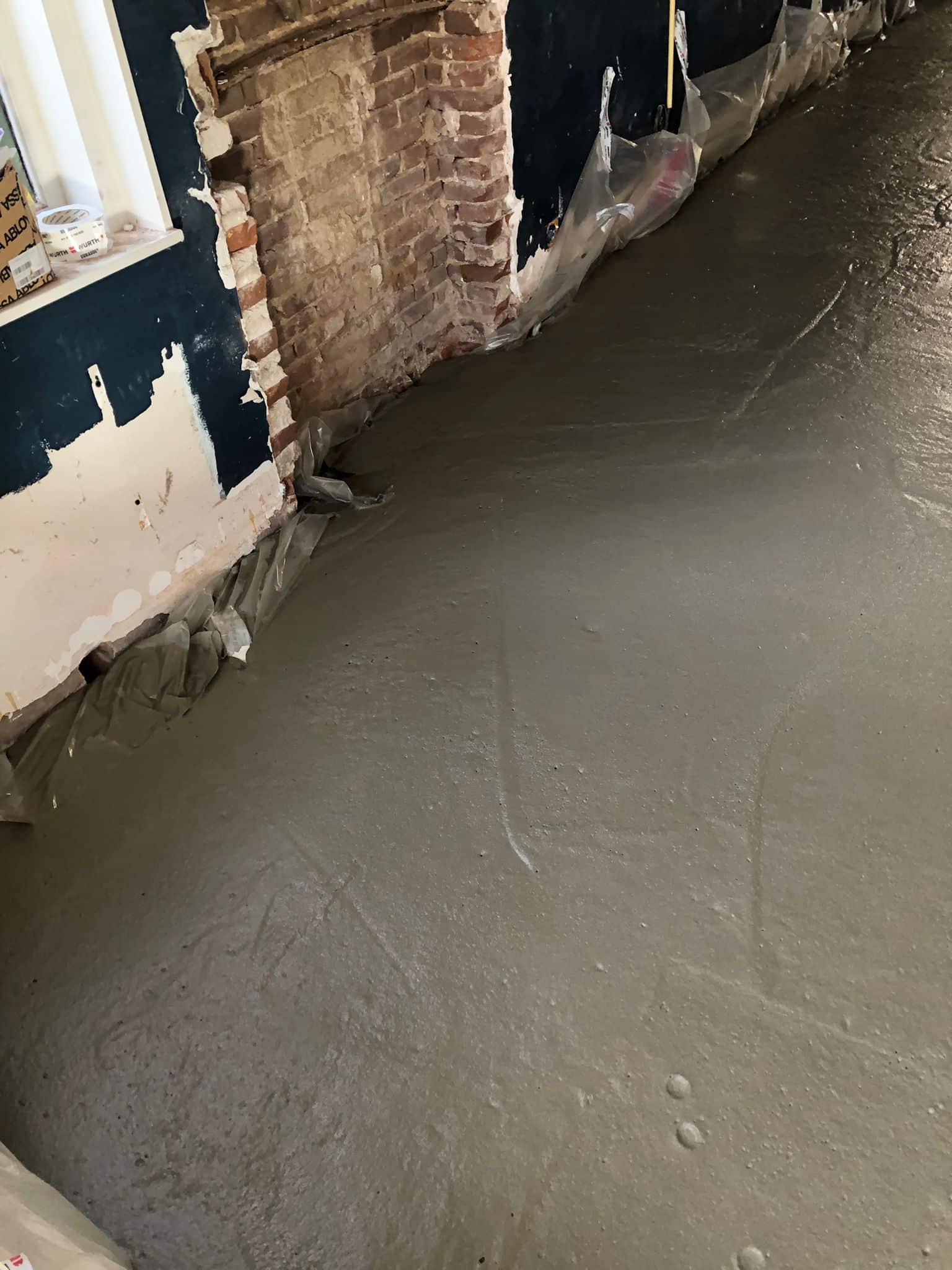 Schuimbeton bij woning in Twente