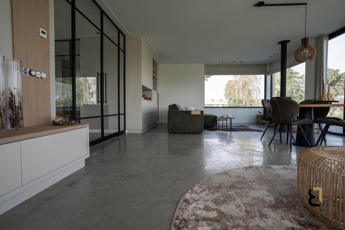 Woonbeton in combinatie met schuimbeton