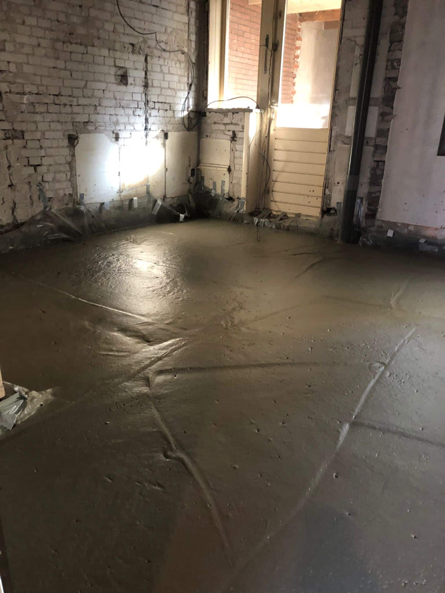 Renovatievloer met schuimbeton Den Bosch