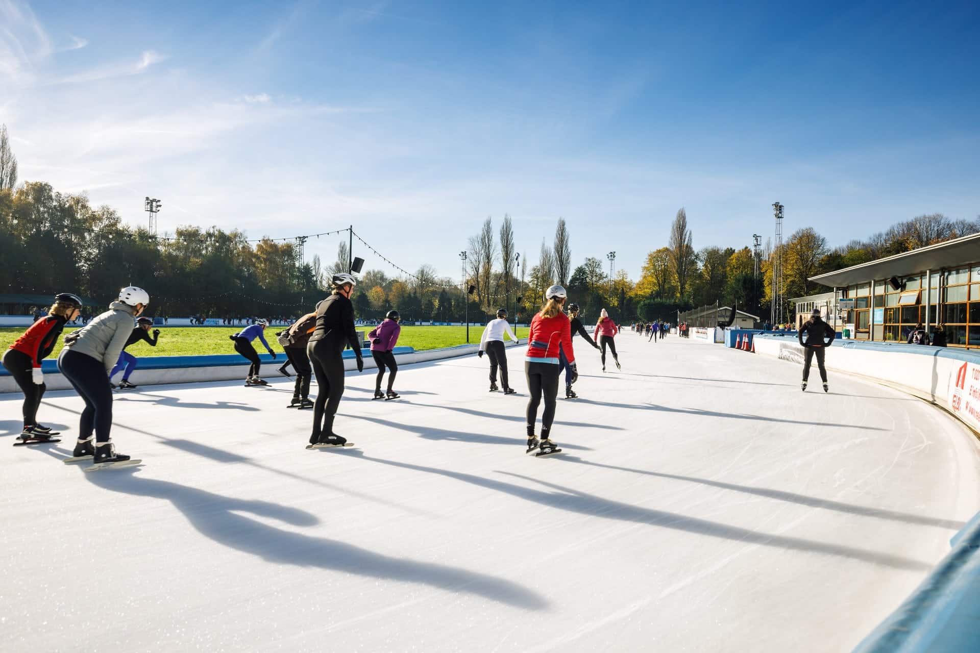 Schuimbeton onder sportvelden