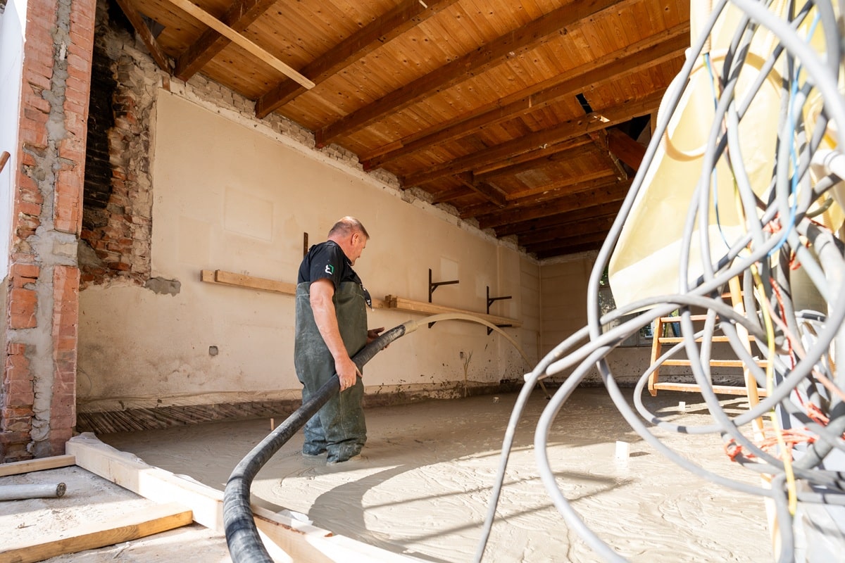 Schuimbeton bij renovatieproject woning Utrecht