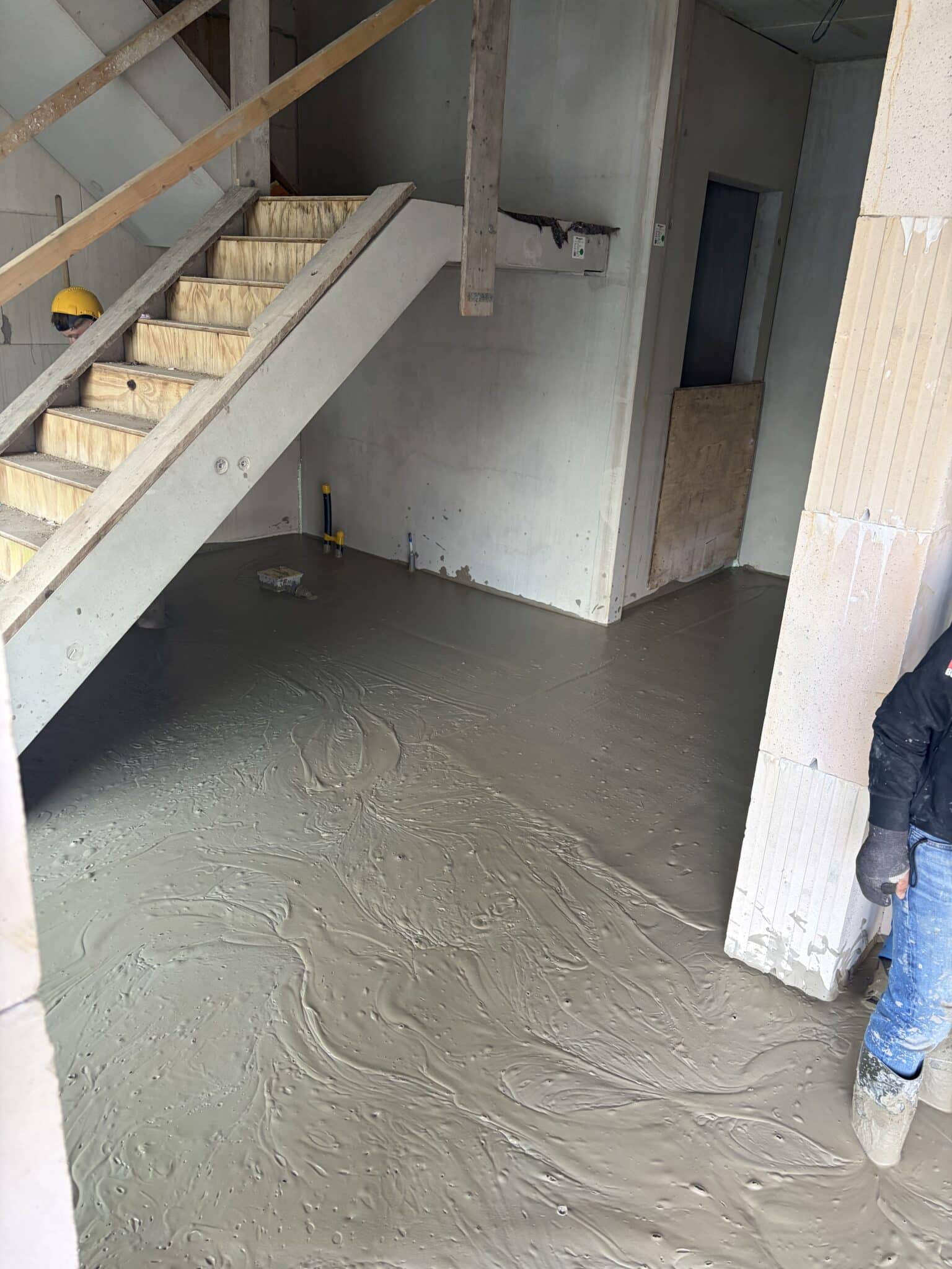 Appartement in Amsterdam met schuimbeton vloer