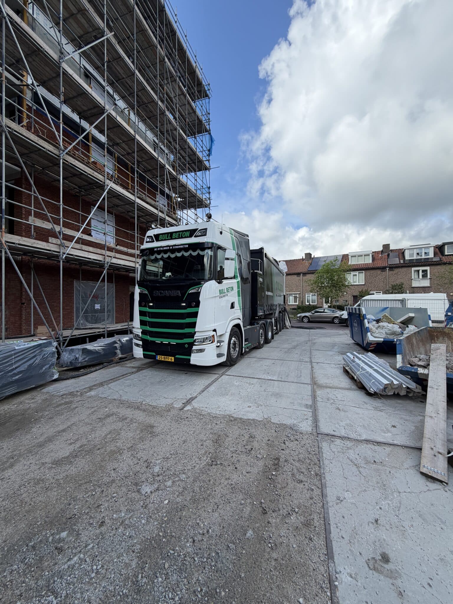 Schuimbeton en vloerverwarming